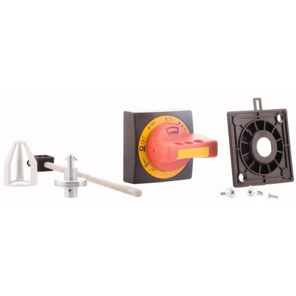 PKE-XRH Door coupling handle, red yellow, for PKE image 4