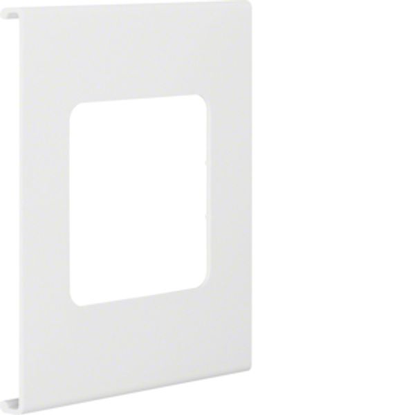 Pre-cut lid 1gang FB 60150 traffic white image 1