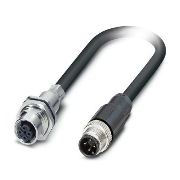 VS-M12FSBP-M12MS-936-LI/1,14 - Device connector, rear mounting image 2