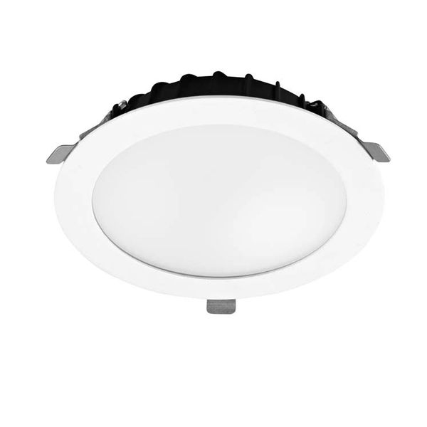 Downlight Vol Emergency ø135 mm 8.4W LED neutral-white 4000K CRI 80 72.2º ON-OFF White IP54 888lm image 1