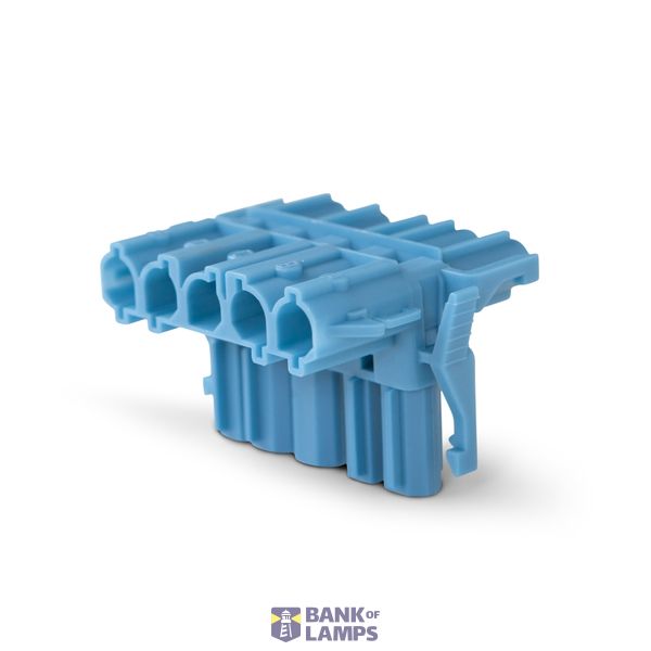 Cable set 2p socket 2x2,5mm� HF blue 2m image 2