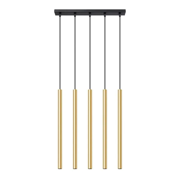 PASTELO 5L HANGING LAMP GOLDEN GLOSS G9 5X8W IP20 image 1