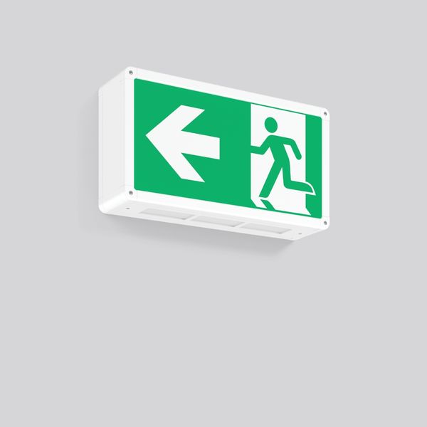 RECHTECK, 3 W, white, on/off Wall luminaires, L 362 B 90 H 192, SBS, 8 image 2