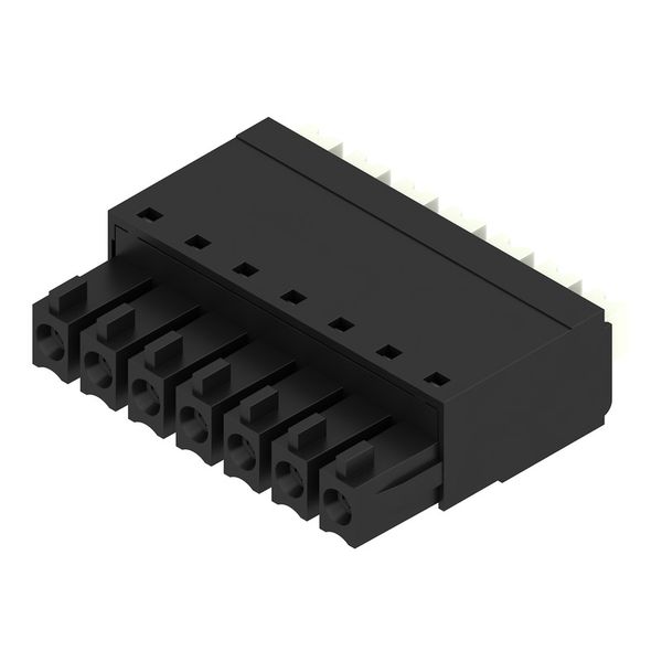 PCB plug-in connector, female plug, 3.81 mm, Number of poles: 7, 180°, PUSH IN with actuator, Clamping range, max. : 1.5 mm², Box image 3
