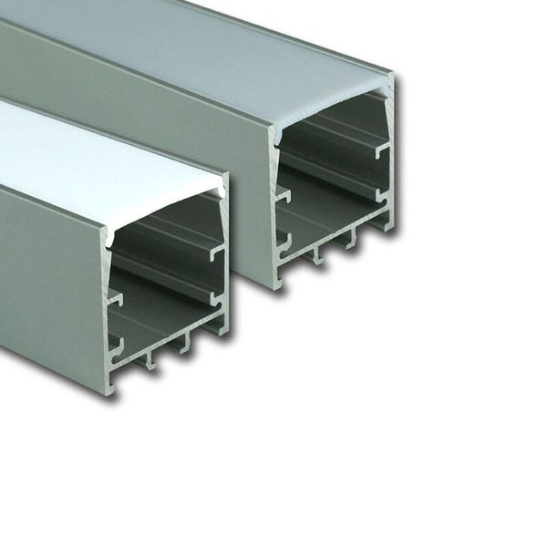Attached aluminum profile PN, 35x35 mm, without diffuser, 2 m image 1