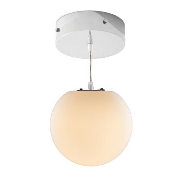 MODUS BAL OP, opal glass ball 200mm, rope susp., LED 840, no dimmable, China free image 1
