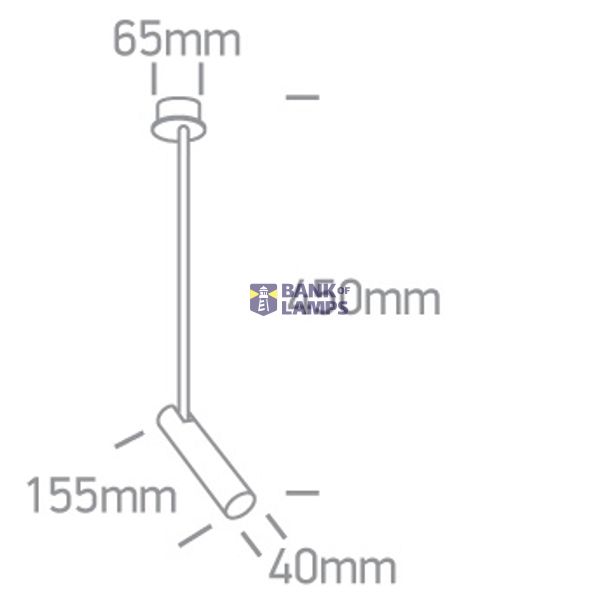 WHITE COB 12W WW 36deg IP20 350mA ADJUSTABLE DARK LIGHT image 3