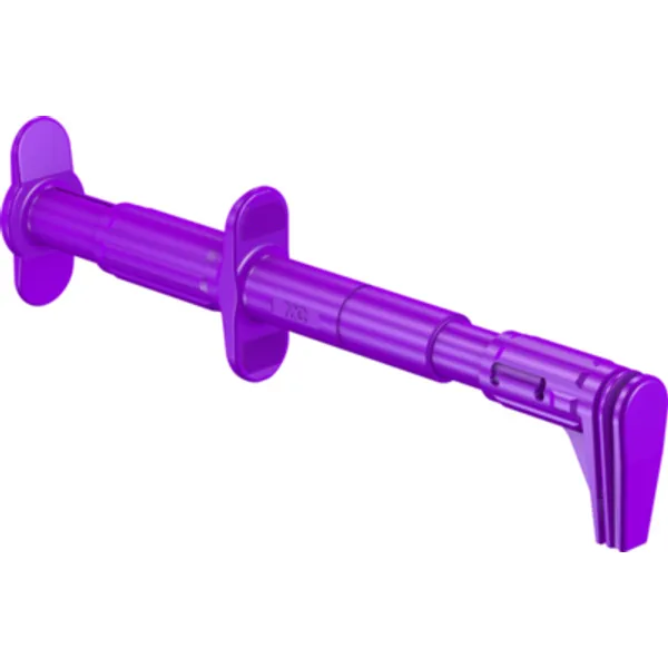 Flat measuring gripper, purple, max. 25 mm, L 152 mm, CAT III, socket 4 mm, 66.9829-26 image 1