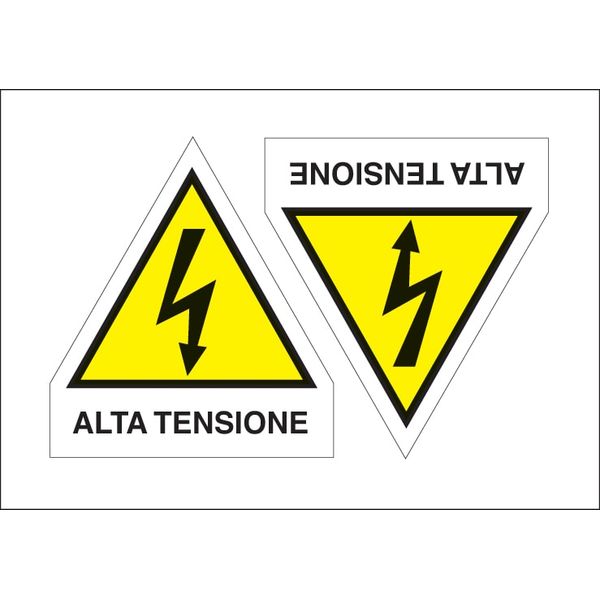 Adhesive label - Dimensions: 250 x 175 mm image 1