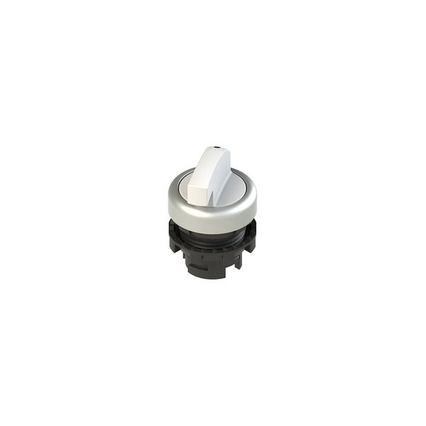 Illuminated long handle selector, 2 positions white with marking image 2
