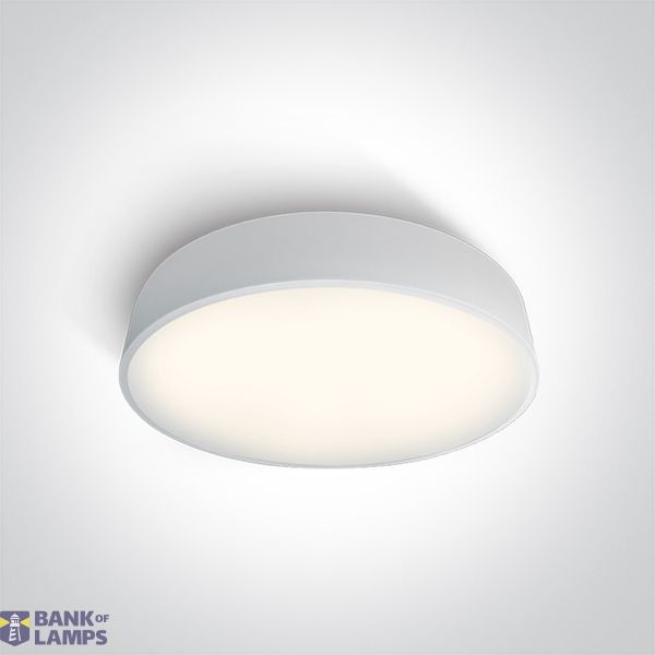 62150D/W/V WHITE PLAFO LED 50W CCTV IP20 230V image 1