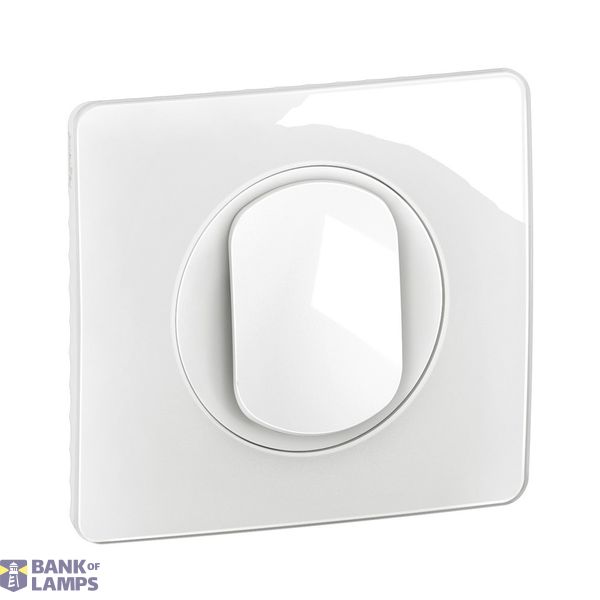 NO+NC 6A COMPLETE WHITE PUSH BUTTON image 1
