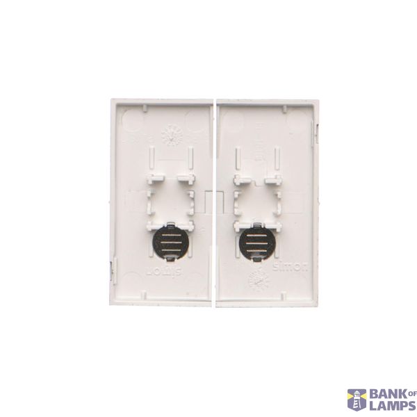 Socket outlet with earthing and shutters, Push In system, (module), Simon 24, IP20, 16A, antibacterial white image 2