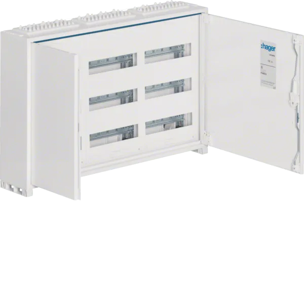 HAG FWB33A field distributor surface-mounted, IP44, SKII, 108PLE, 3x3 rows 500x800x160mm, with uni. From image 1