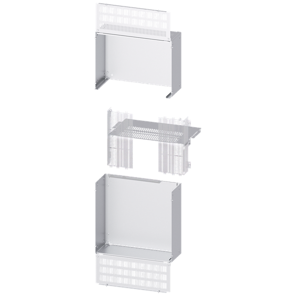 separation coupling panel (800 V) 3WA size 1, W: 600 mm D: 600 mm image 1