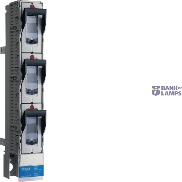 Fuse switch size 3 910A 1p back vertical image 1