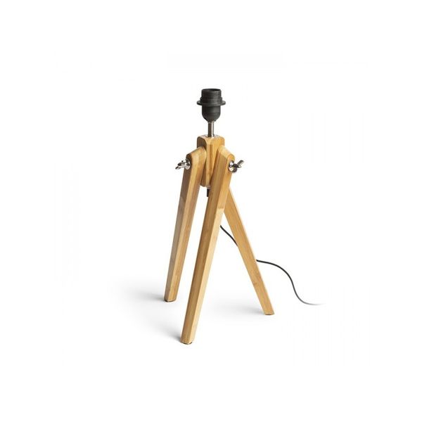 AMBITUS table base bamboo 230V LED E27 15W image 1