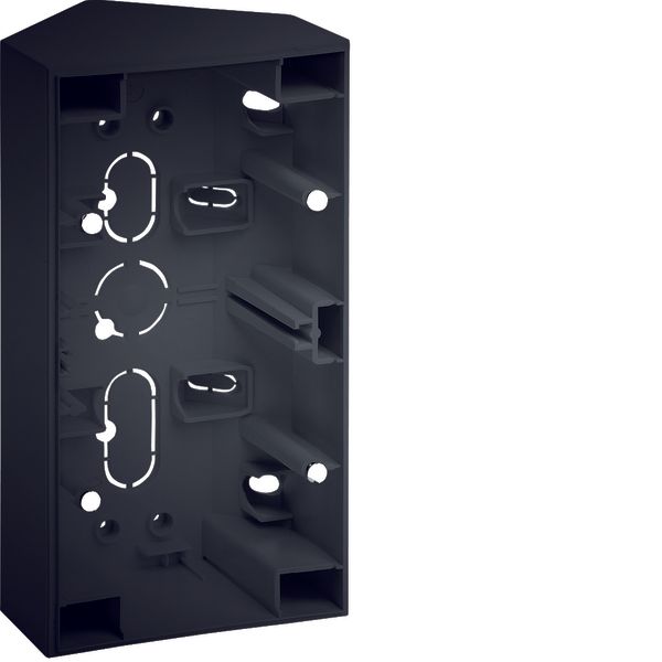 Corner housing 2gang, S.1, anthracite matt image 1