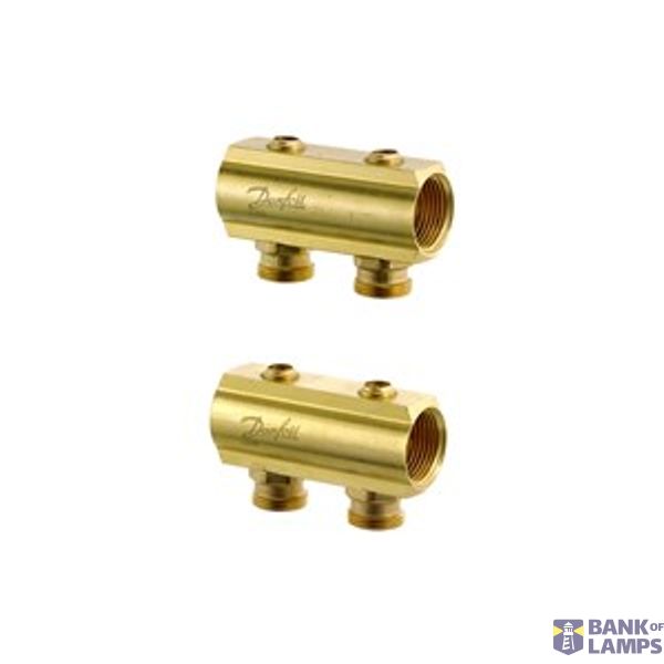 Manifold FHF-B, Brass, Number of heating manifold connections [loops] [Max]: 6, 10 bar image 1