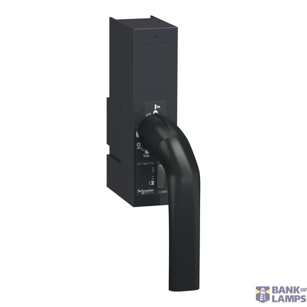 Direct front rotary handle, FuPacT GS50 to GS160, black handle image 1