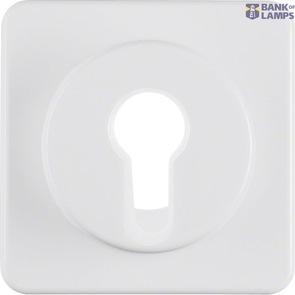 Cover frame for key switch/push button IP44 flush mounting, polar white image 1