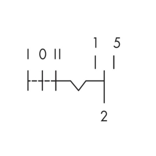 Modular Change-over Switch, 1 C/O, 1-0-2, 16A image 3
