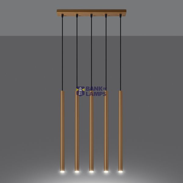 PASTELO HANGING LAMP 5L GOLD G9 5X8W IP20 image 3