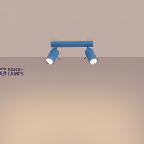 Ceiling lamp RING 2 azure image 3