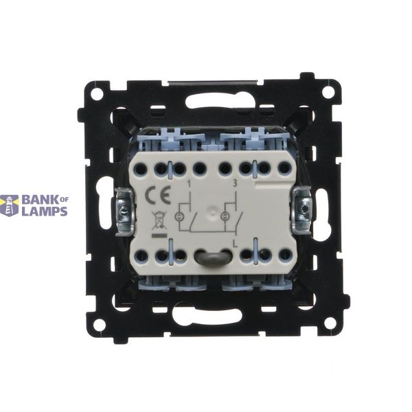 TV-DATA final aerial socket, (module), Simon 24, IP20, graphite mat image 1