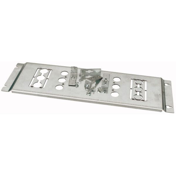 XMN230604M Mounting plate, +mounting kit, for NZM2, horizontal, 3p, HxW=150x425mm image 1