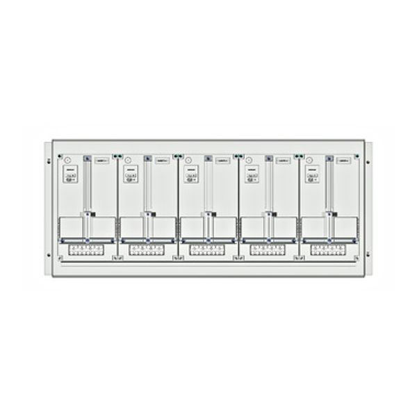 Meter box insert 1-row, 5 meter boards / 10 Modul heights image 1