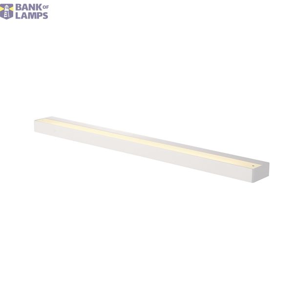 SEDO 21 wall light, square, matt white, glass frosted, G5, Energy Saver, 21W image 1