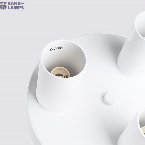 CEILING LAMP LAGOS 3P WHITE 3XGU10 image 9