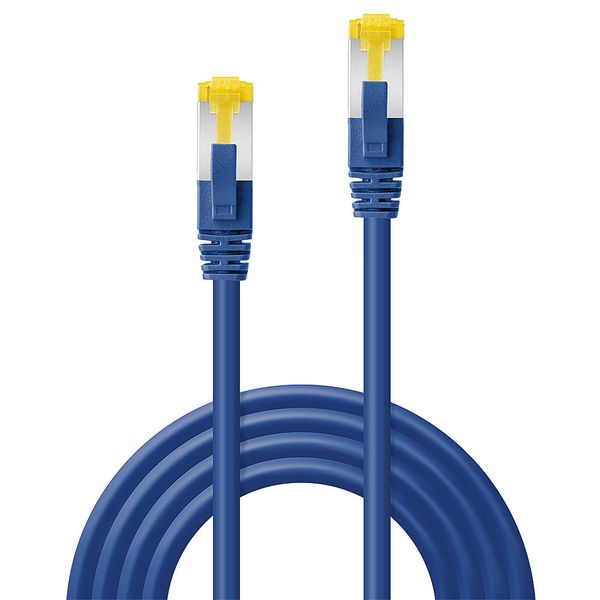 2m RJ45 S/FTP LSZH Network Cable, Blue Cat.6A Plug, Cat.7 raw cable image 2