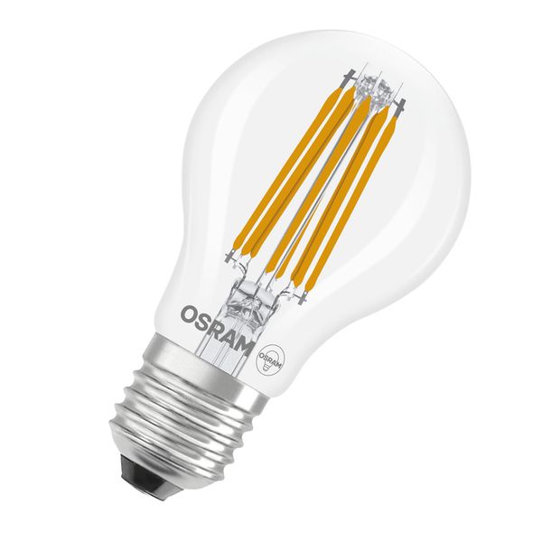 LED Classic A 75 Filament DIM Energy efficiency class A 5W 827 Clear E27 image 1