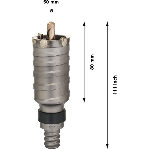SDS-max-9 core cutter 50 x 80 x 111 mm image 3
