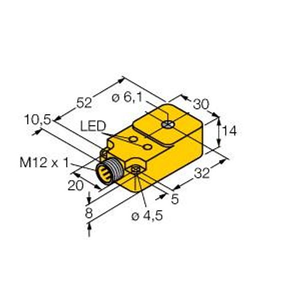 Inductive Sensor Ring Sensor   BI6R-Q14-AP6X2-H1141 image 1