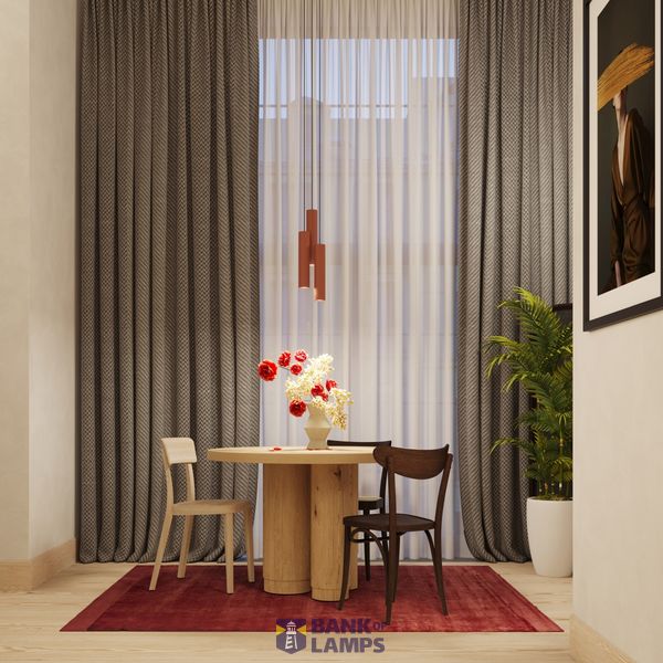 WALL LAMP LAGOS 2 RED OCHRE 2XGU10 image 9