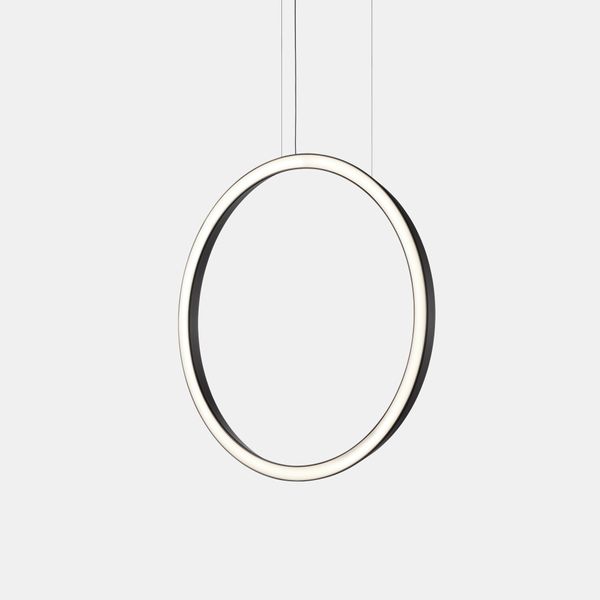 Pendant Circular Vertical Side ø900 Recessed LED 45.6W 1748lm 4000K Black image 1