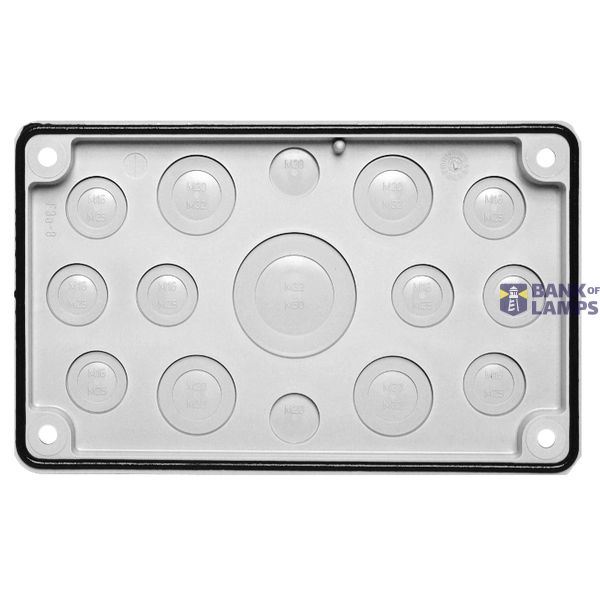 Cable entry gland plate 2xM20, 8xM25/16, 4xM32/20, 1xM50/32 image 2