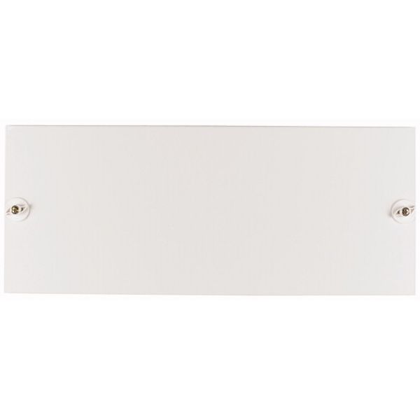 BFZ-FP-1/BL Front plate blind for 24 Module units per row, 1 row, white image 1