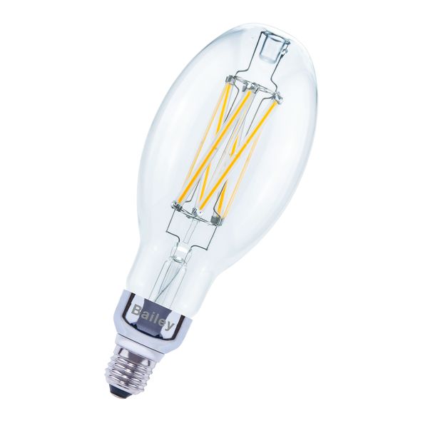 LED Filament HIL BE90 E27 240V 20W 2800K Clear image 1