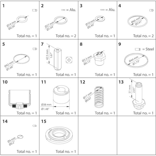 Overhaul kit EVRA / EVRS 40 image 1