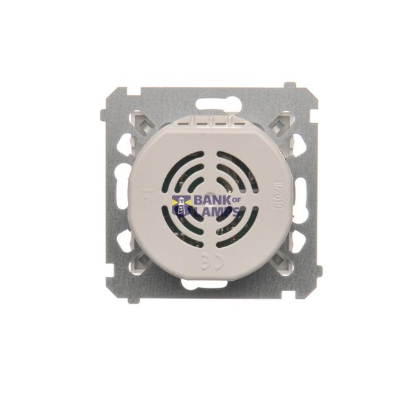 Two-pole switch, (module), 10AX, quick connection, Silver matt, metalic image 1
