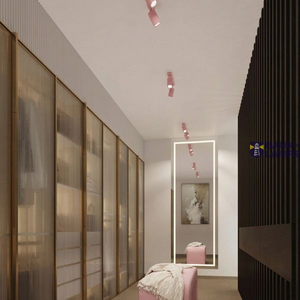 Ceiling lamp KARBON 3P pink image 9