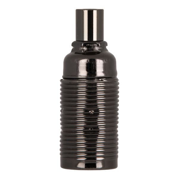 Lampholder Metal Screw E14 Black image 1