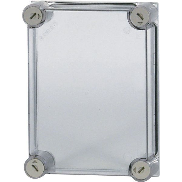 D150-CI23 Cap, transparent smoky gray, HxWxD=250x187.5x50mm image 3
