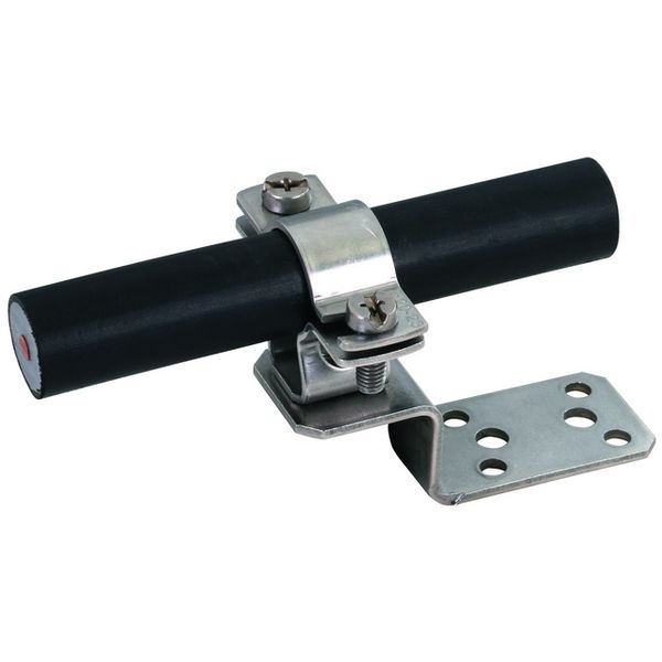 Roof cond. holder StSt f. metal roofs w. conn. lug f. HVI conductor D  image 1