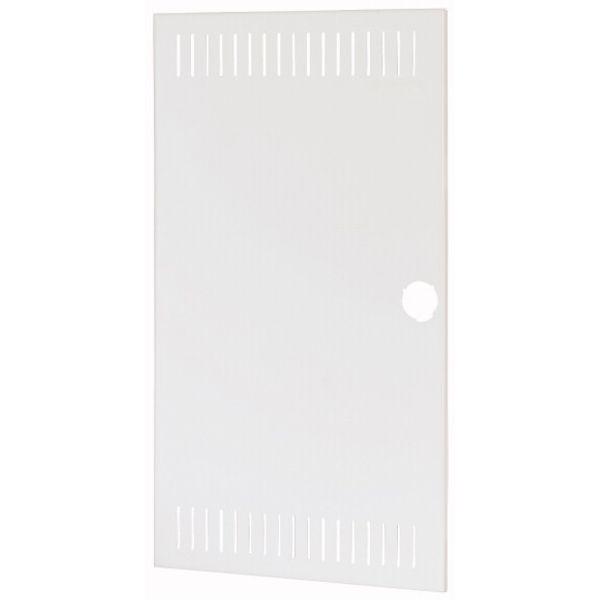 TM3-KLV Replacement door, with vents,, white, 3-row, for flush-mounting (hollow-wall) compact distribution boards image 2