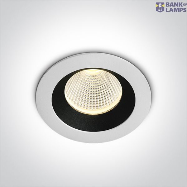 WHITE/BLACK LED 3W WW 350mA DARK LIGHT image 1
